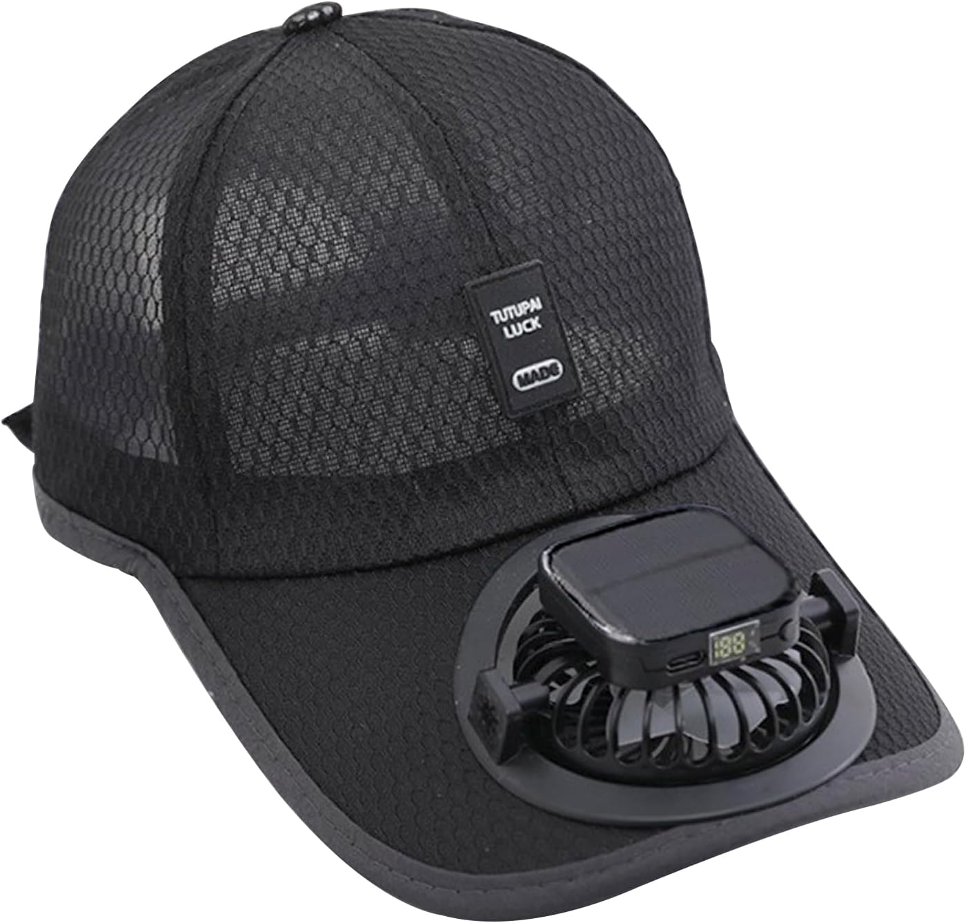 Pălărie Ventilată cu Panou Solar