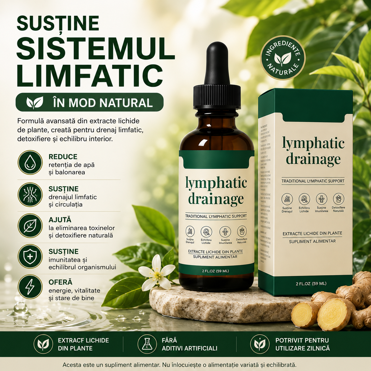 Picături de Drenaj Limfatic Eficiente