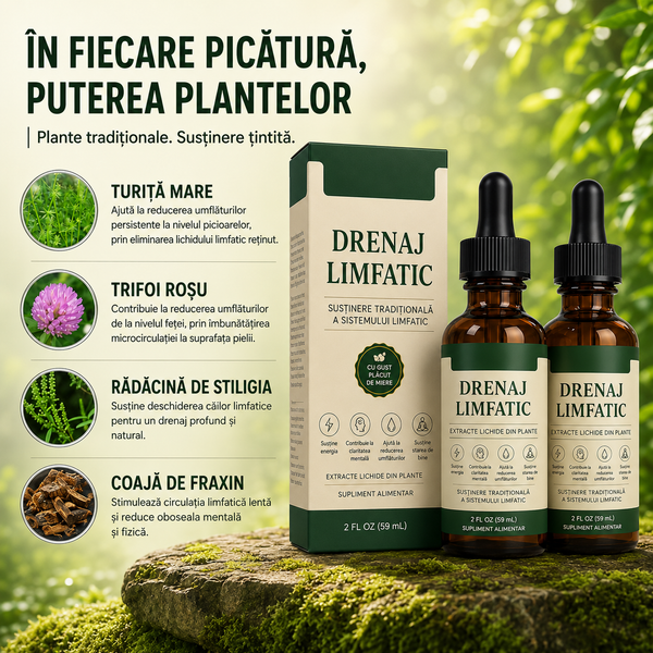 Picături de Drenaj Limfatic Eficiente
